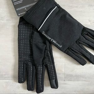 Smartwool Gloves Black Merino Wool Medium